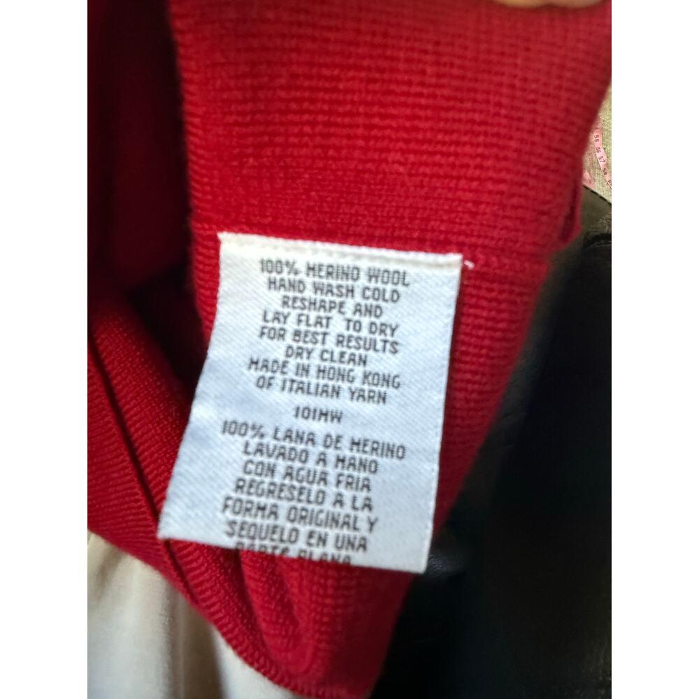 Eileen fisher Red Merino wool maxi knit skirt elastic waist women’s L - Picture 9 of 9